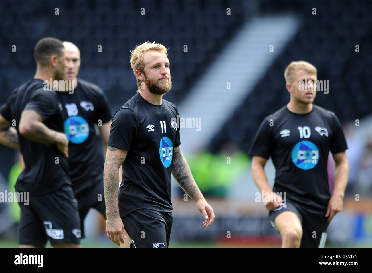 Football - Championnat Sky Bet - Derby County v Rotherham United - Stade iPro. Johnny Russell du comté de Derby Banque D'Images