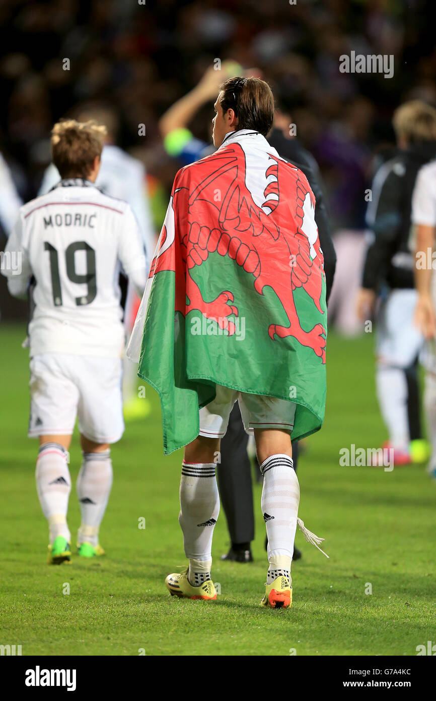 Soccer - 2014 Super Coupe de l'UEFA - Sevilla v Real madrid - Cardiff City Stadium Banque D'Images