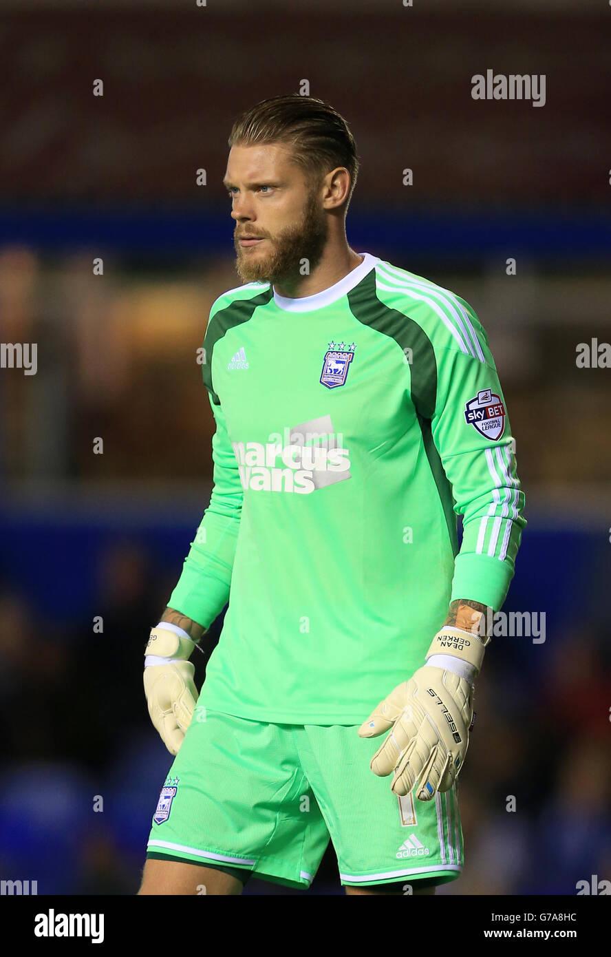 Football - Championnat Sky Bet - Birmingham City / Ipswich Town - St Andrews.Dean Gerken de la ville d'Ipswich Banque D'Images