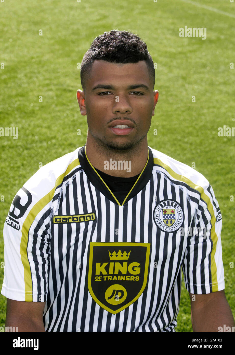 Soccer - St Mirren Squad Photocall - saison 2014/2015.St mirren's Ellis Plummer Banque D'Images