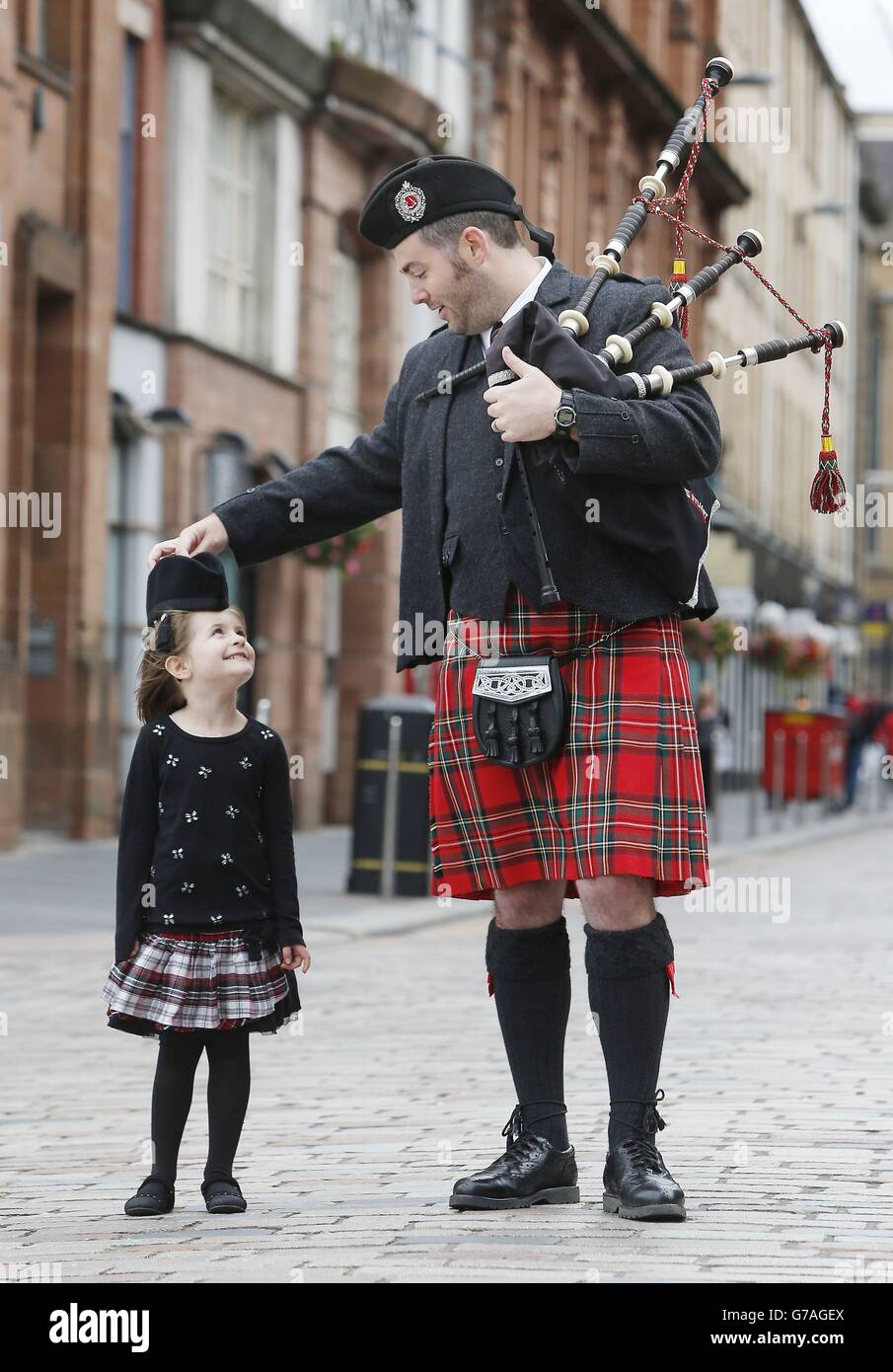Piping Live ! Festival International du Glasgow Banque D'Images