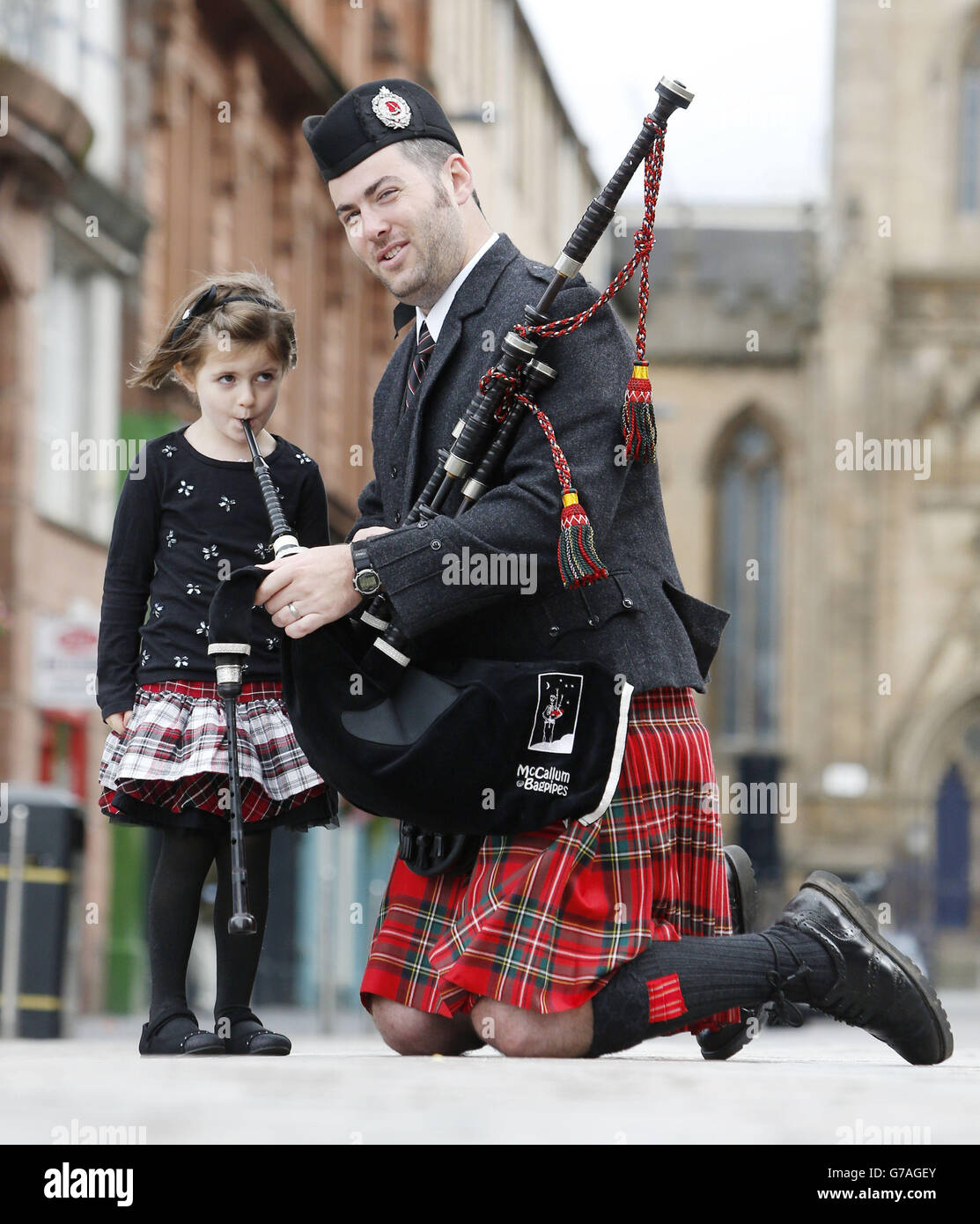 Piping Live ! Festival International du Glasgow Banque D'Images