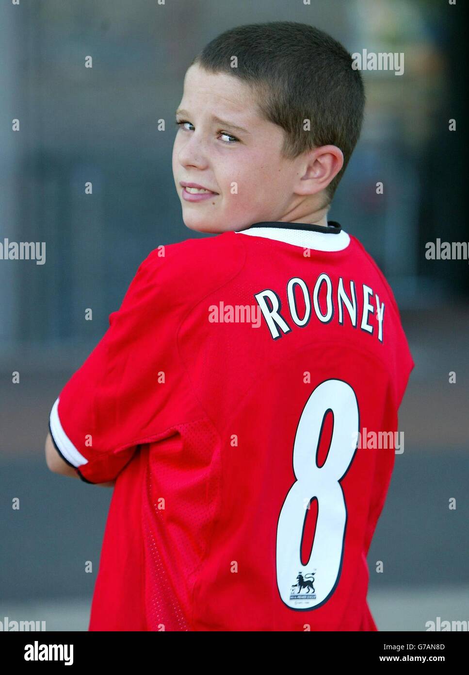 Maillot Manchester United 2009/10 Encadré Et Signé Par Wayne Rooney