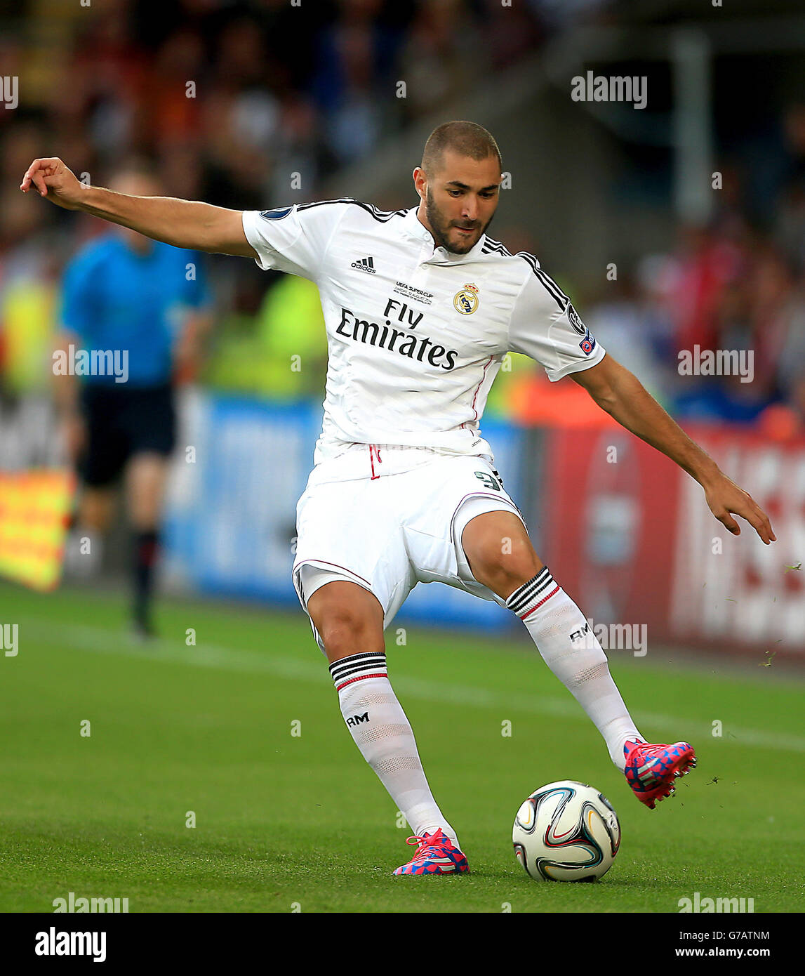 Soccer - 2014 Super Coupe de l'UEFA - Sevilla v Real madrid - Cardiff City Stadium Banque D'Images