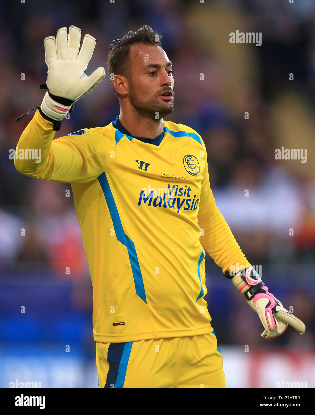 Soccer - 2014 Super Coupe de l'UEFA - Sevilla v Real madrid - Cardiff City Stadium Banque D'Images