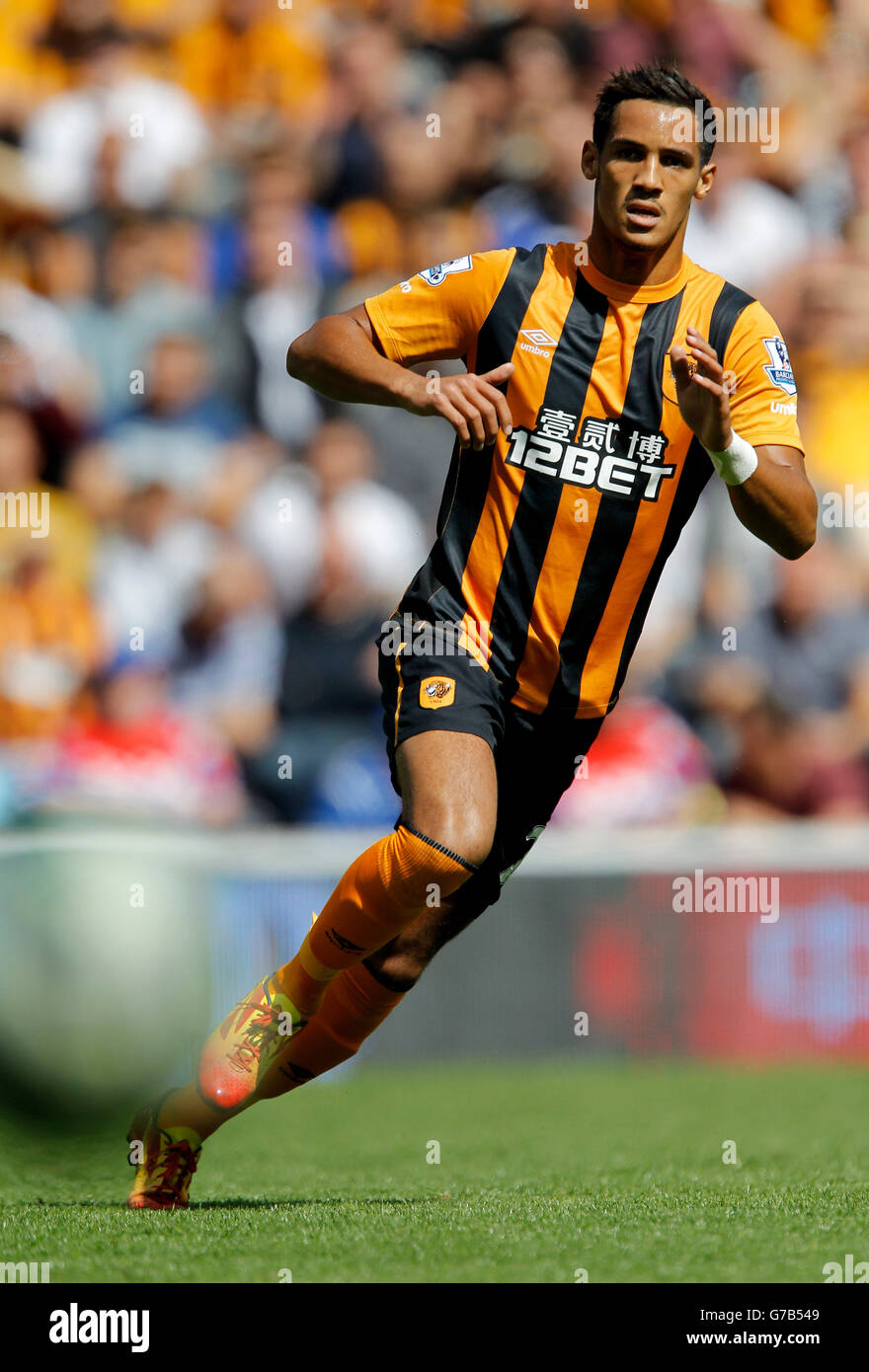 Football - Barclays Premier League - Hull City / Stoke City - KC Stadium. Tom Ince de Hull City Banque D'Images