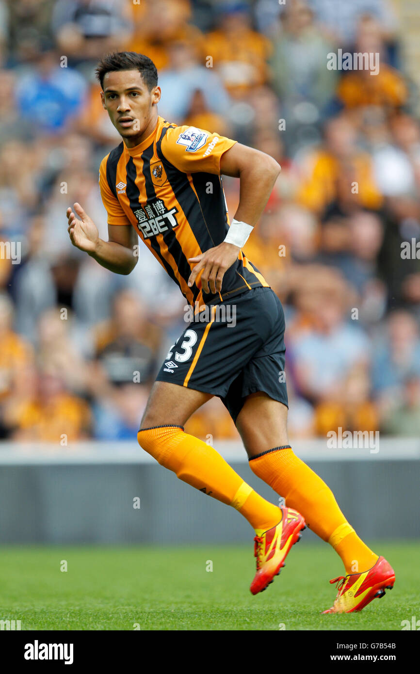 Football - Barclays Premier League - Hull City / Stoke City - KC Stadium. Tom Ince de Hull City Banque D'Images