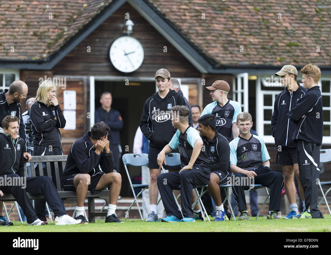 Le Cricket, BCE U17 National Final - Arundel Castle Cricket Club Banque D'Images