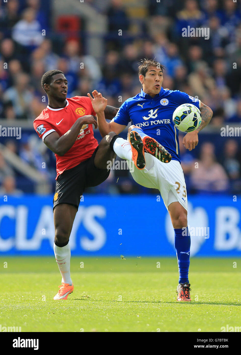 Soccer - Barclays Premier League - Leicester City v Manchester United - King Power Stadium Banque D'Images