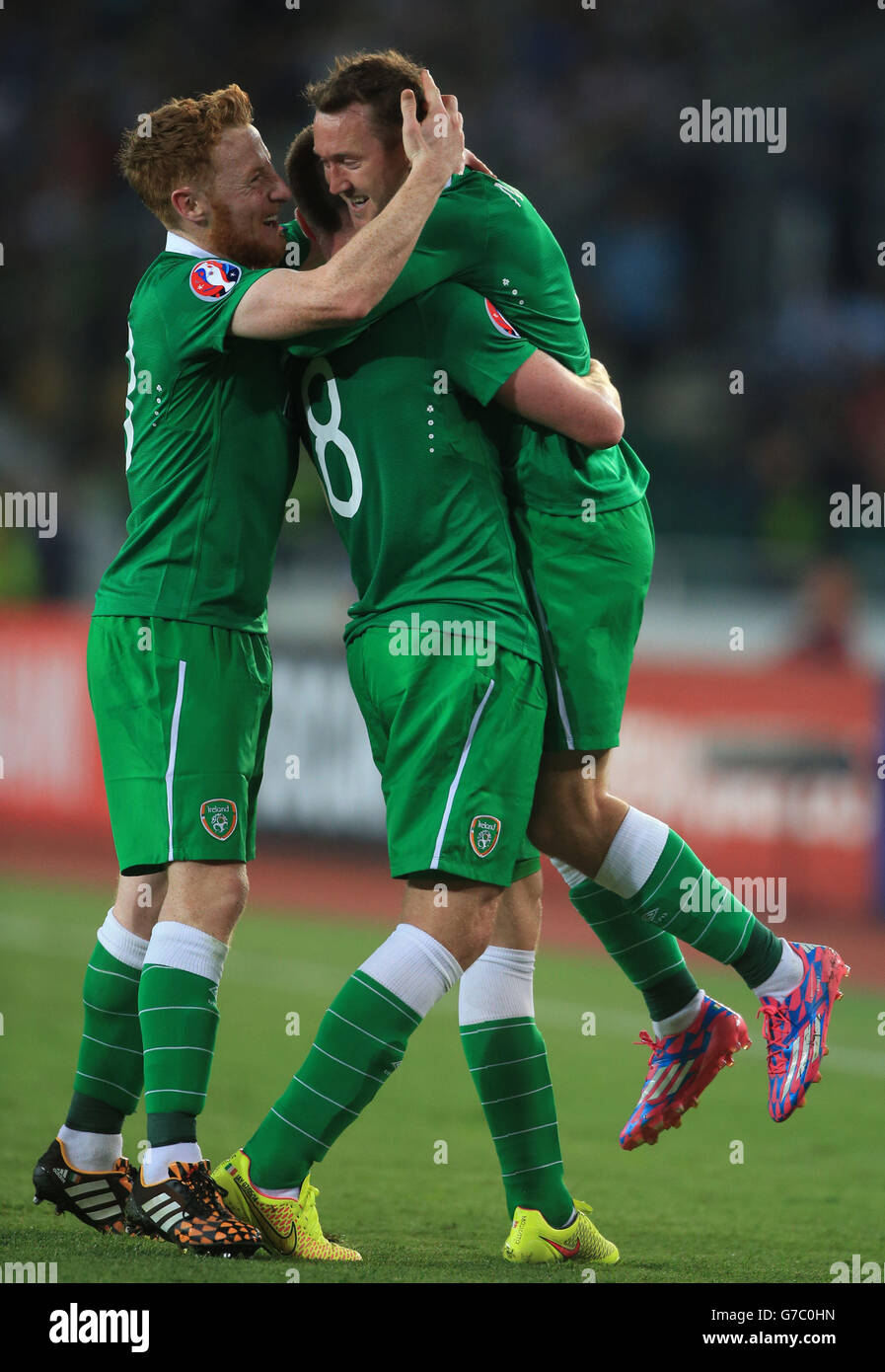 Football - UEFA Euro 2016 - Qualifications - Groupe D - Géorgie / République d'Irlande - Boris Paichadze Arène Dinamo Banque D'Images