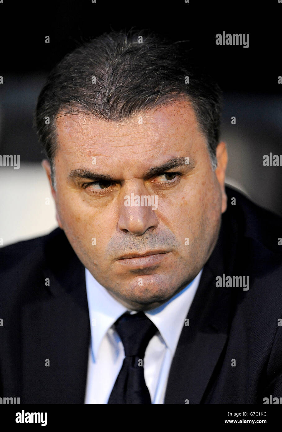 Football - International friendly - Arabie Saoudite / Australie - Craven Cottage. Angelos Postecoglou, entraîneur-chef de l'Australie Banque D'Images