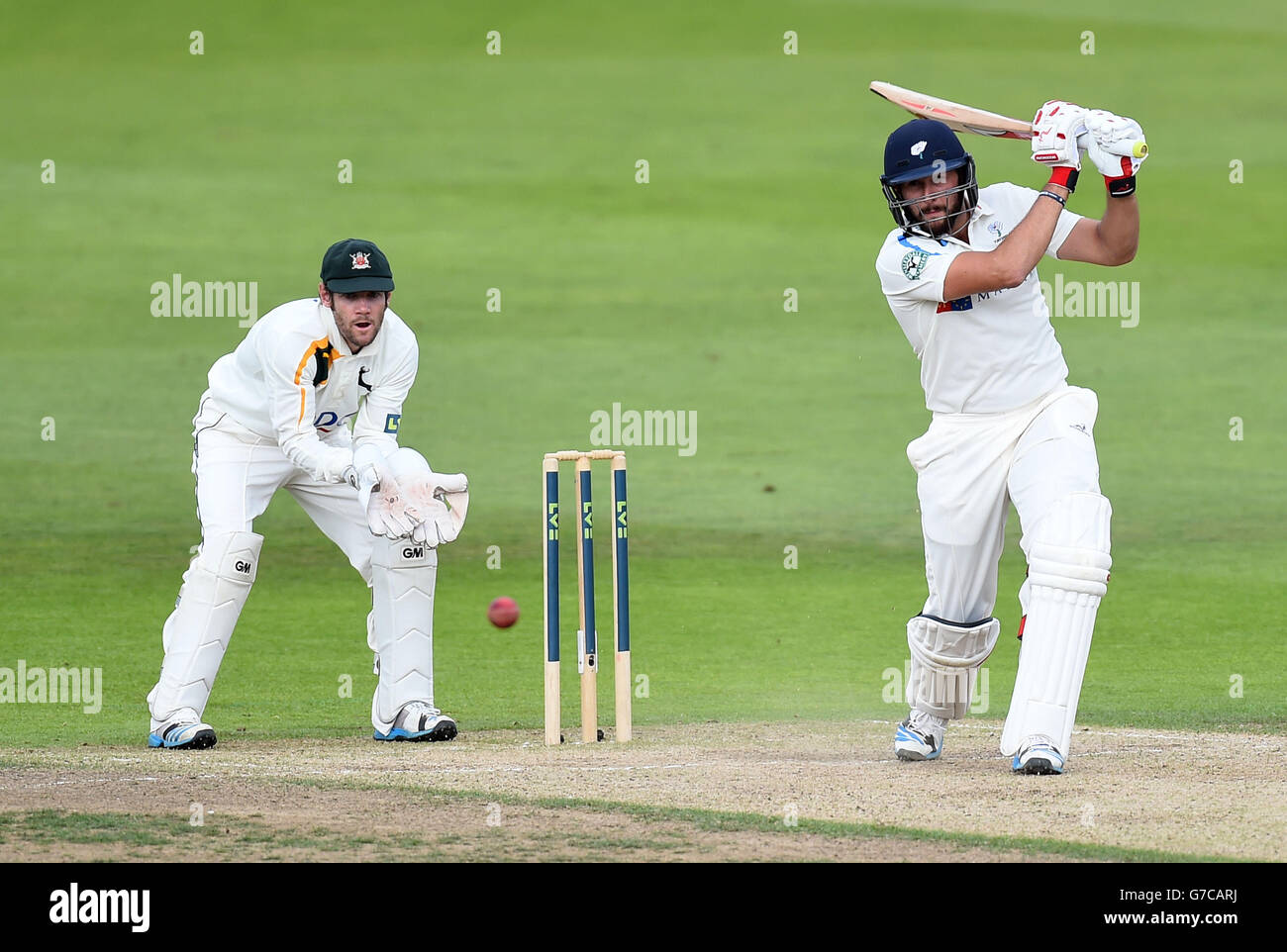 Cricket - LV = County Championship - Division One - Alpes v Yorkshire - Jour deux - Trent Bridge Banque D'Images