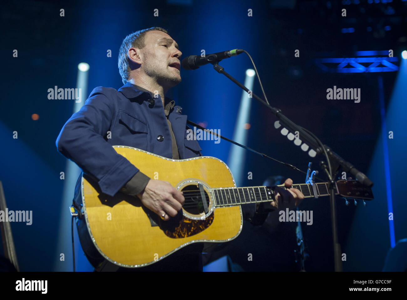 ITunes Festival 2014 - Londres.David Gray se produit au Roundhouse lors du festival iTunes, à Camden, à Londres. Banque D'Images