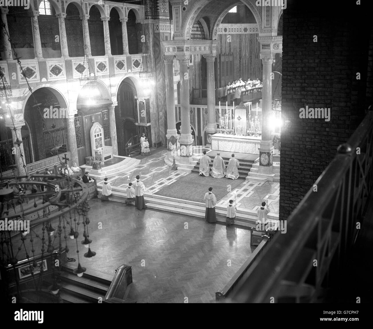 Image - Queen Mary Service commémoratif - La cathédrale de Westminster, Londres Banque D'Images