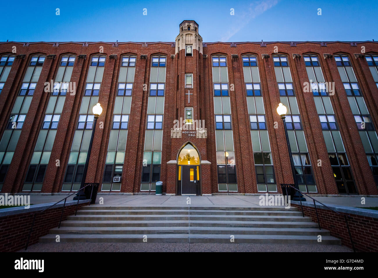 Aquin Hall, au Providence College, à Providence, Rhode Island. Banque D'Images