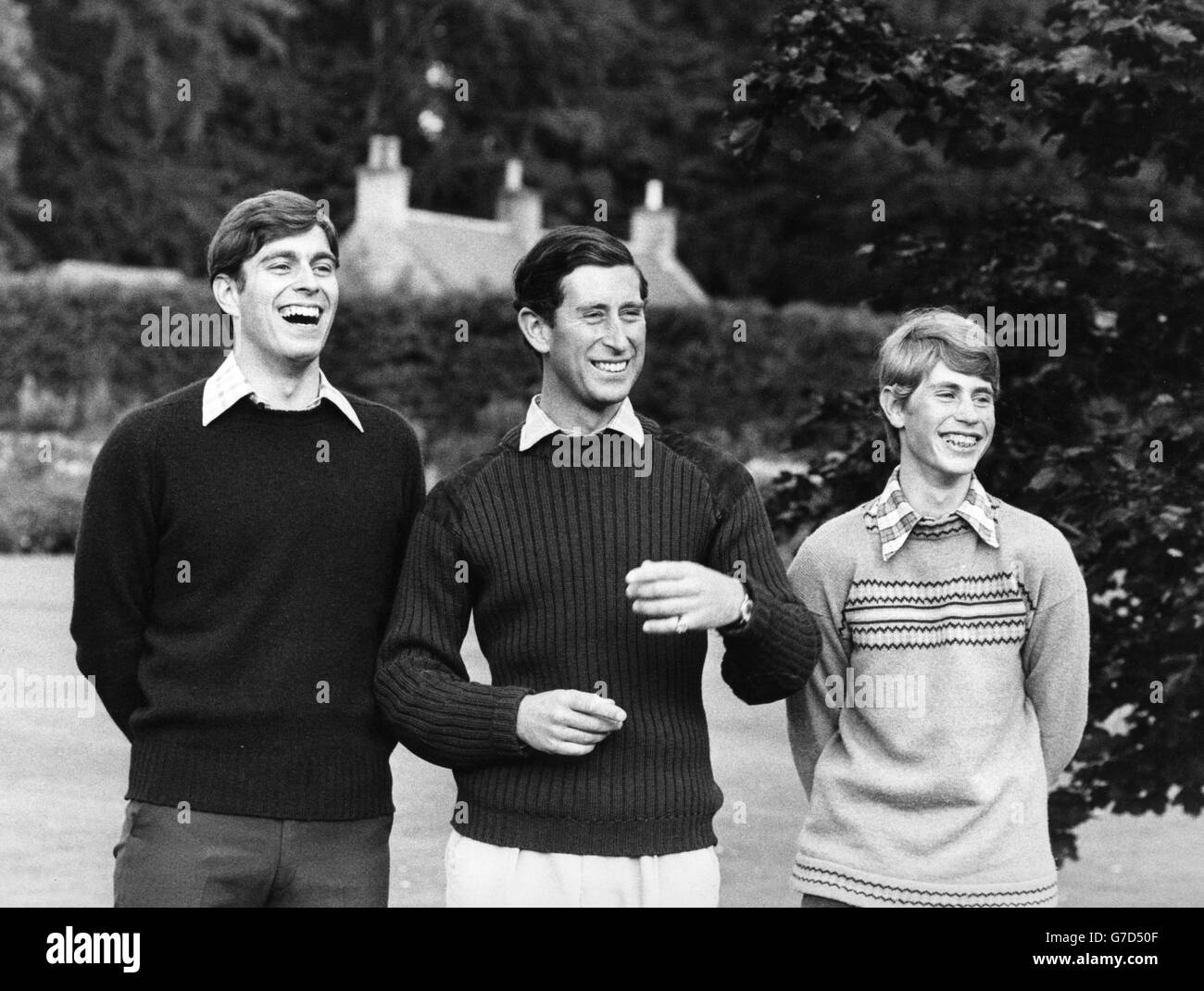 Image - Princes du Balmoral Castle, Scotland Banque D'Images