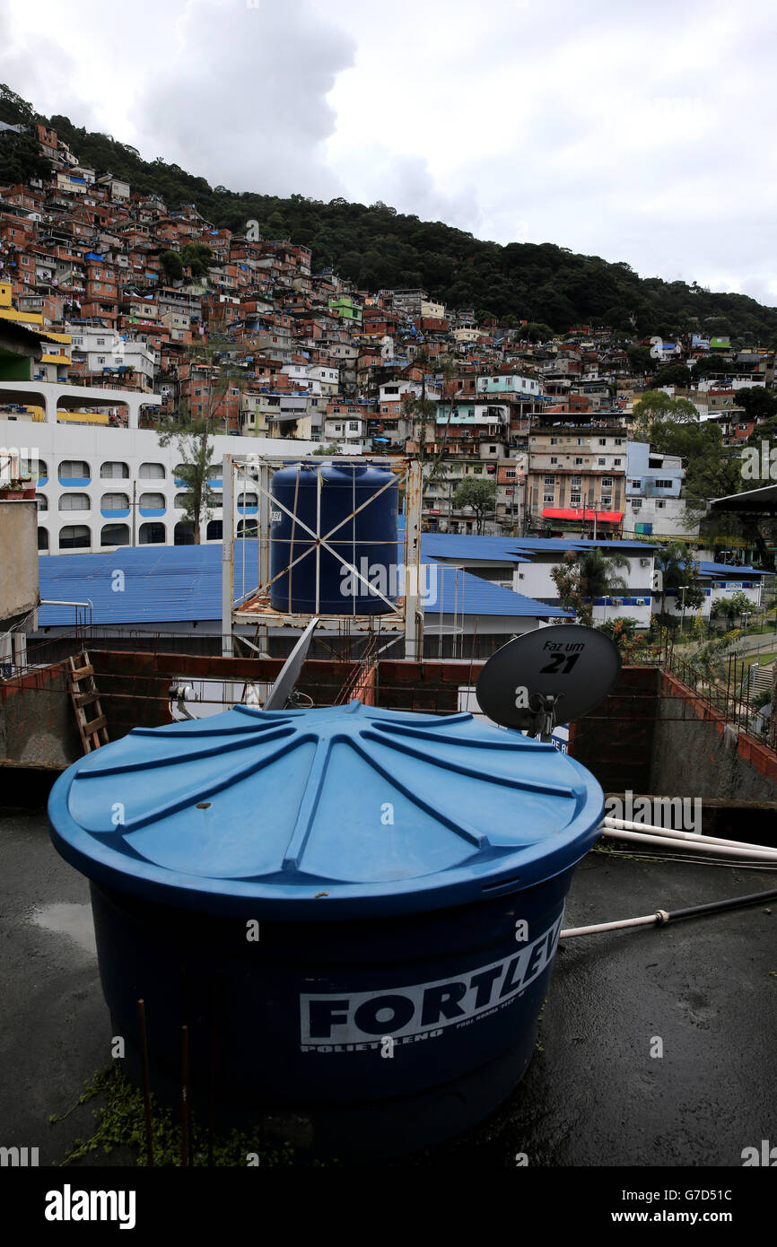 Football - Coupe du Monde FIFA 2014 - Rio de Janeiro sur la ville Banque D'Images