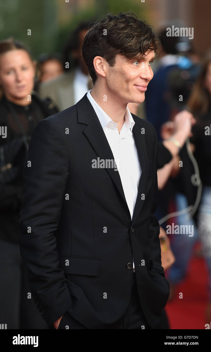 Cillian Murphy à la première de Peaky Blinders Série 2 à Broad Street Cineworld, Birmingham