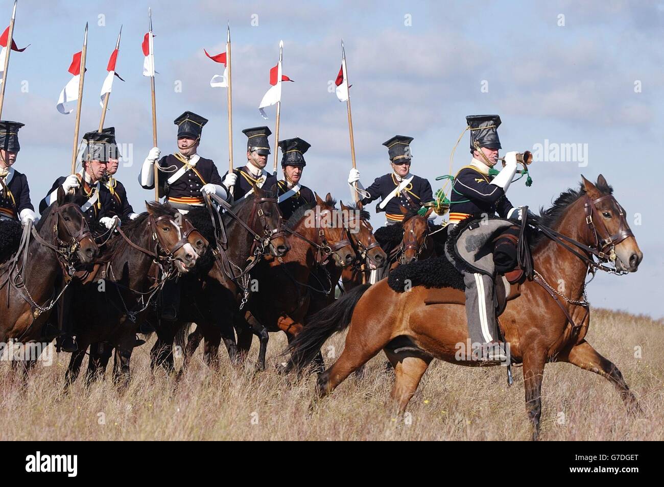 'Chargé de la lumière' re-enactment Banque D'Images