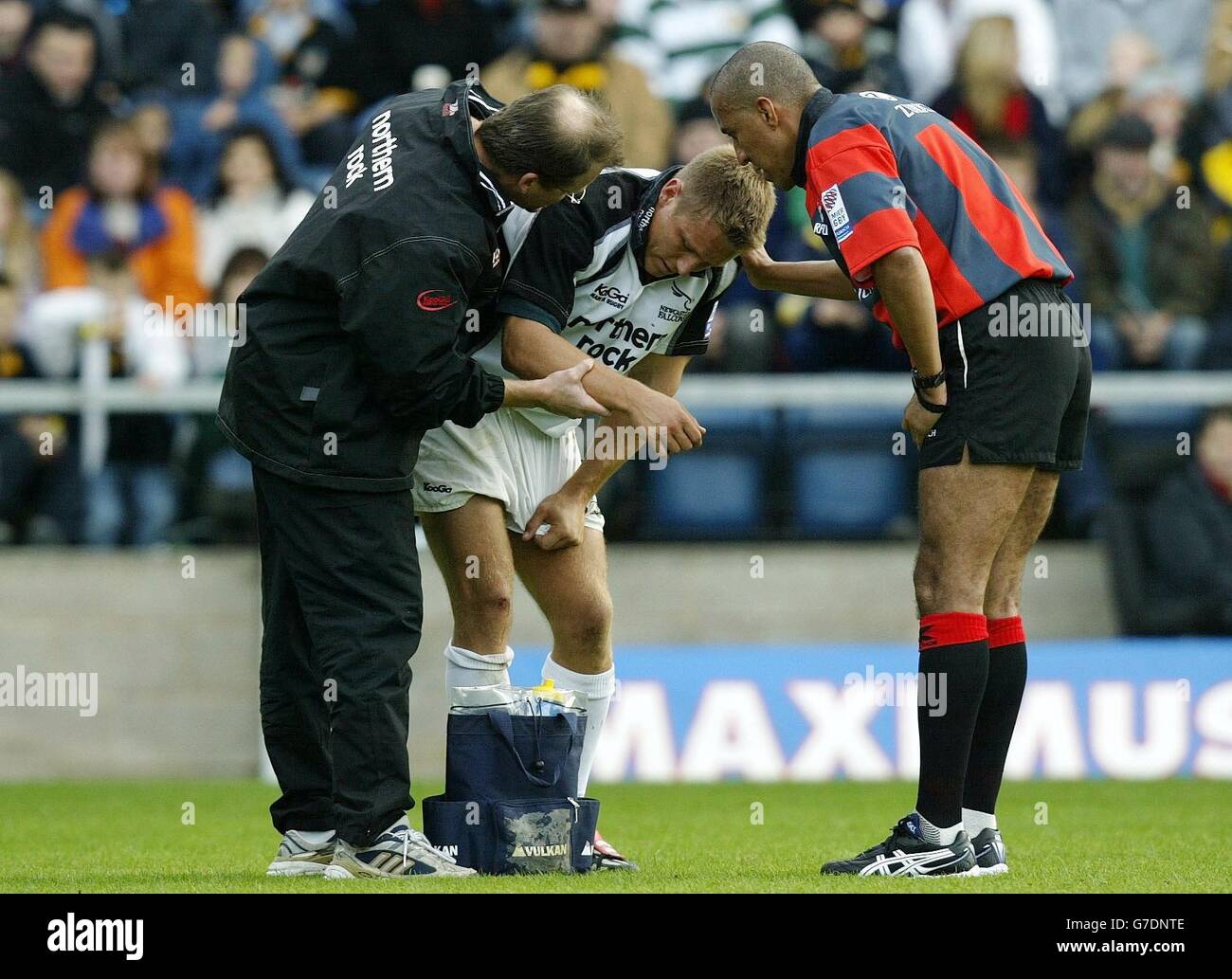 Wasps v Newcastle Banque D'Images