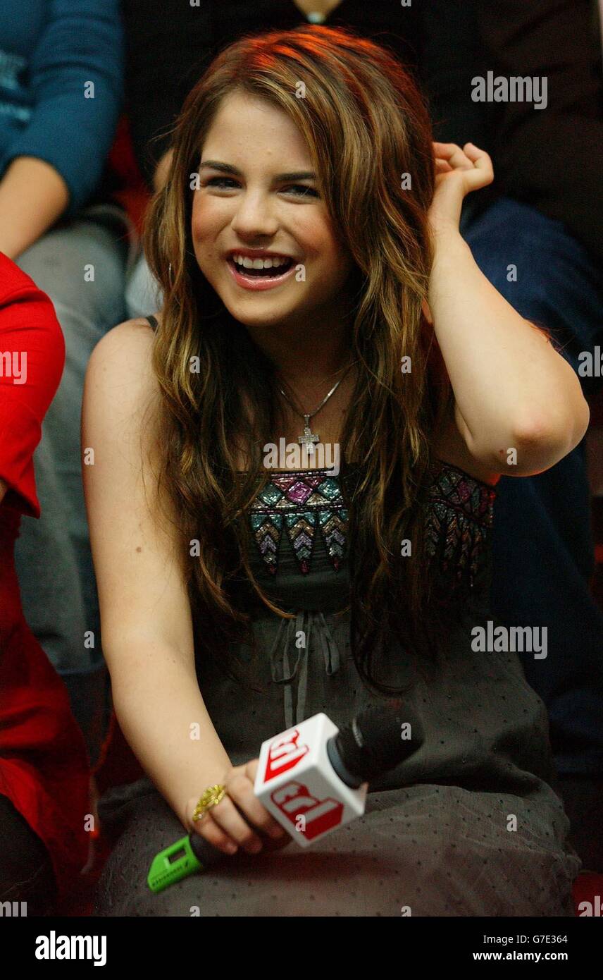 JoJo sur MTV TRL Banque D'Images