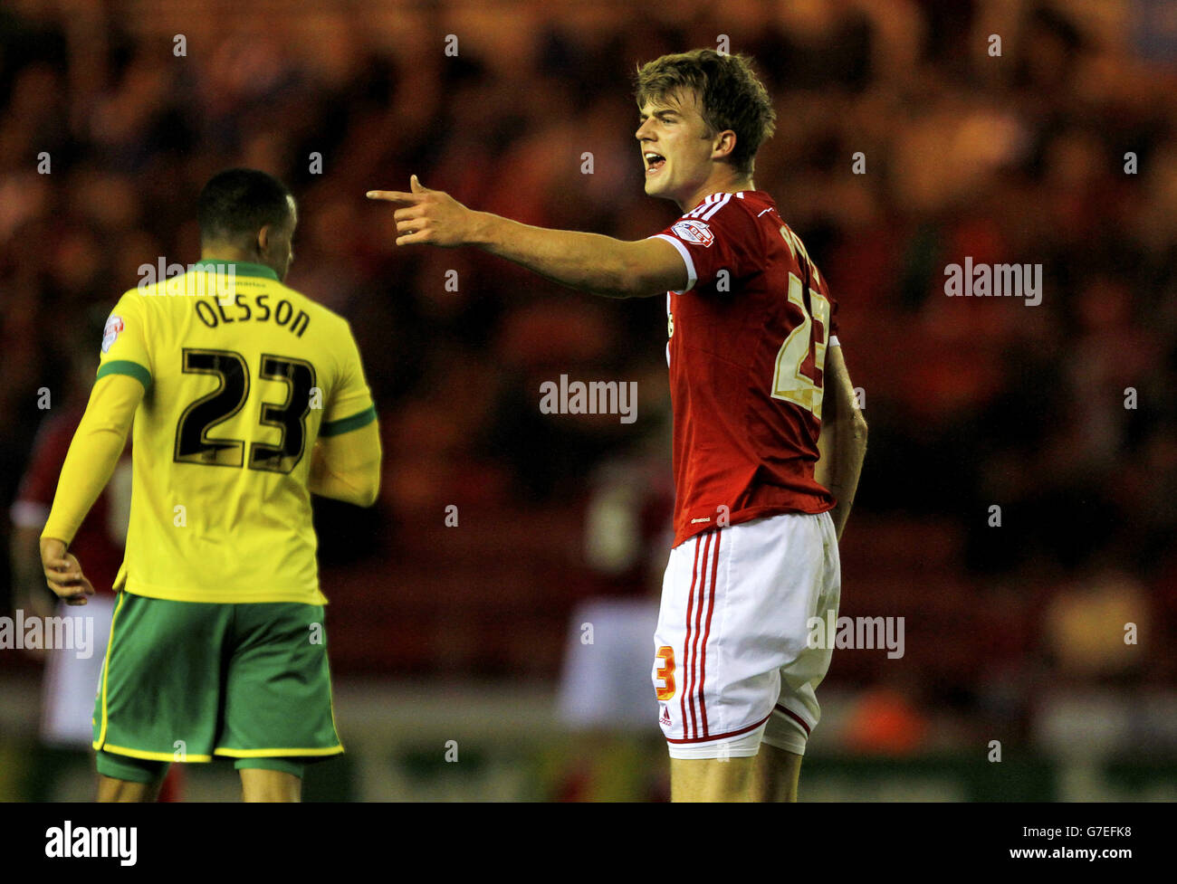 Football - Championnat Sky Bet - Middlesbrough / Norwich City - Riverside. Patrick Bamford, Middlesbrough Banque D'Images