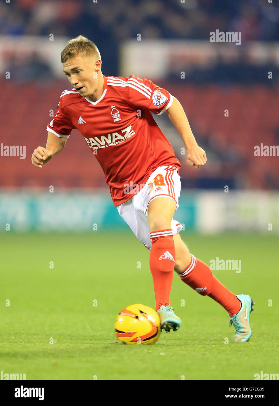 Football - championnat Sky Bet - Nottingham Forest / Brentford - City Ground. Ben Osborn, forêt de Nottingham Banque D'Images