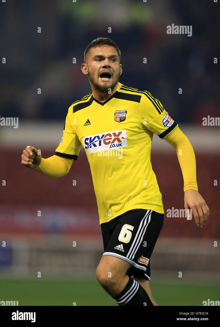 Football - championnat Sky Bet - Nottingham Forest / Brentford - City Ground. Harlee Dean, Brentford Banque D'Images