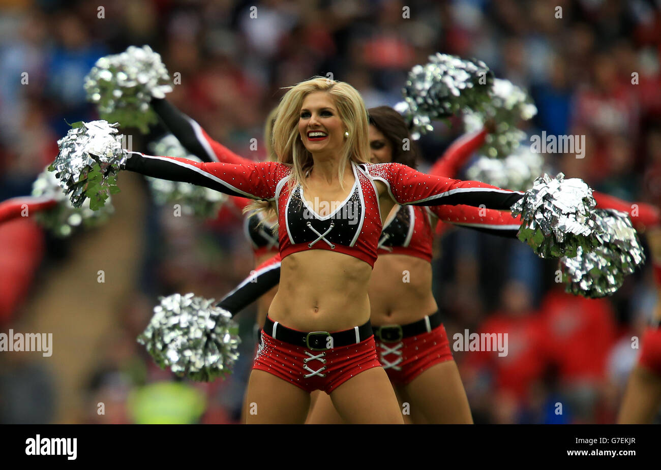 Football américain - NFL International Series 2014 - Detroit Lions v Atlanta Falcons - Stade de Wembley Banque D'Images