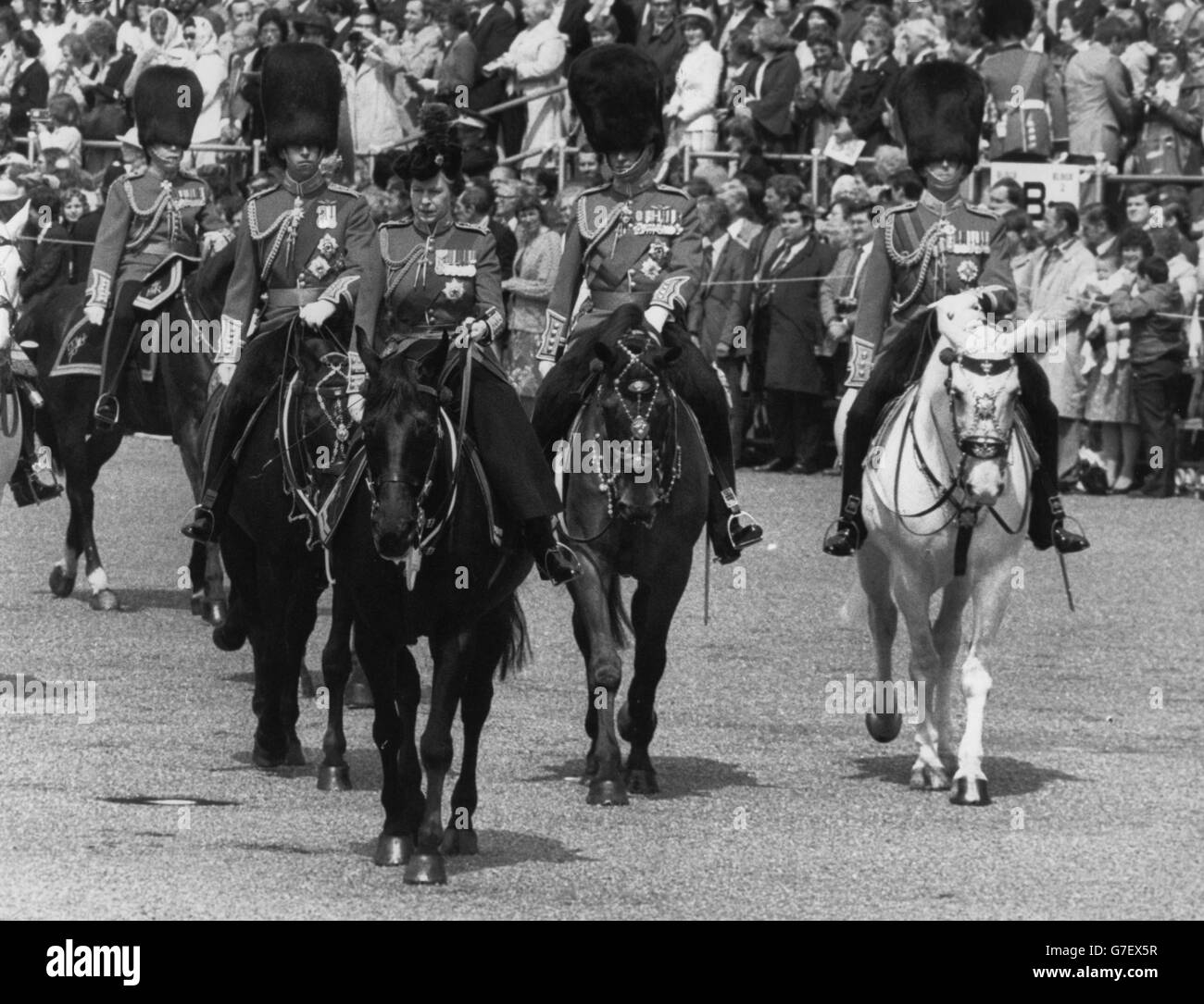 Image - Parade la couleur - Horse Guards Parade, Londres Banque D'Images