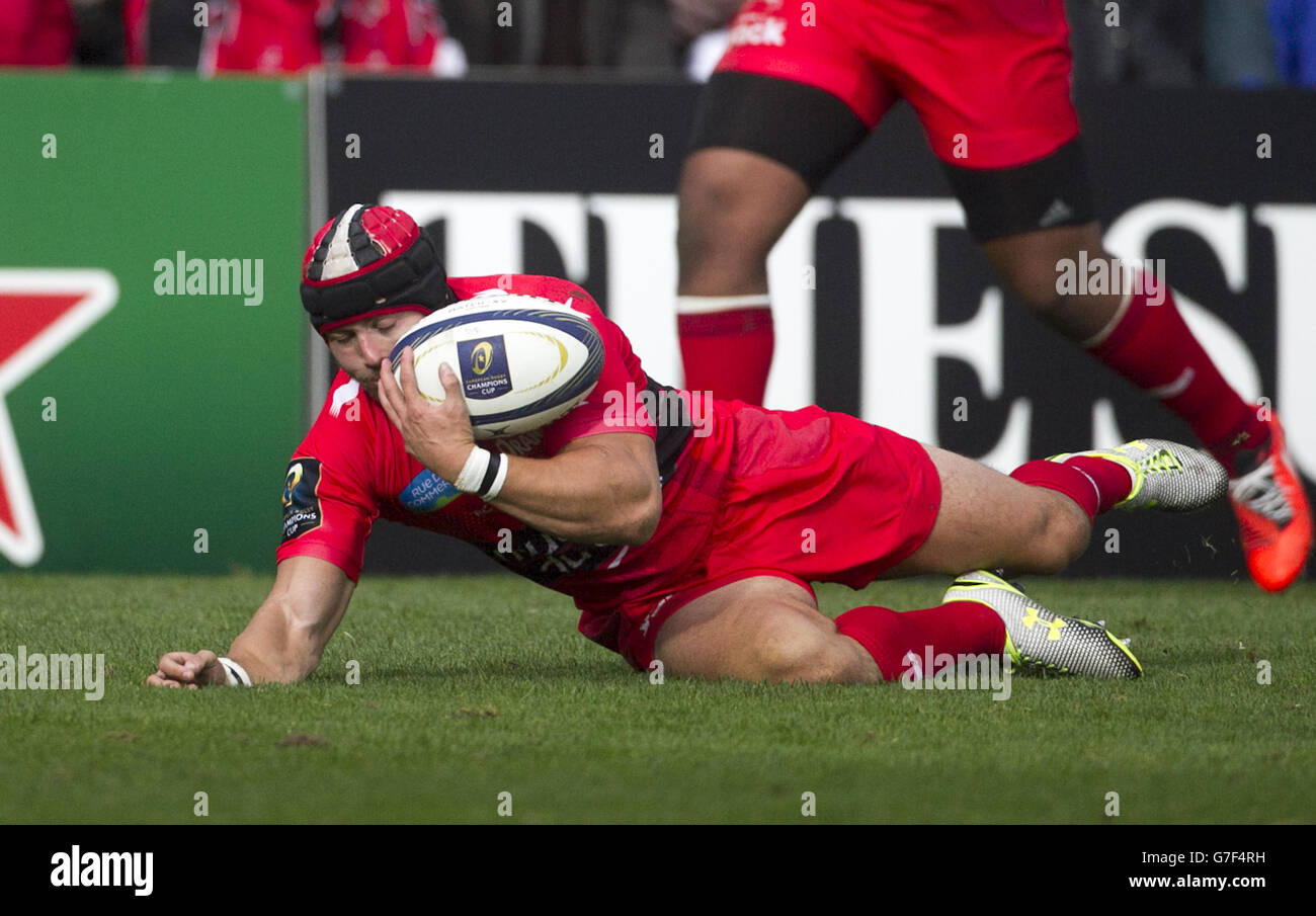 Rugby Union - European Rugby Champions Cup - Pool Trois - Ulster v TALONNEUR - Kingspan Stadium Banque D'Images