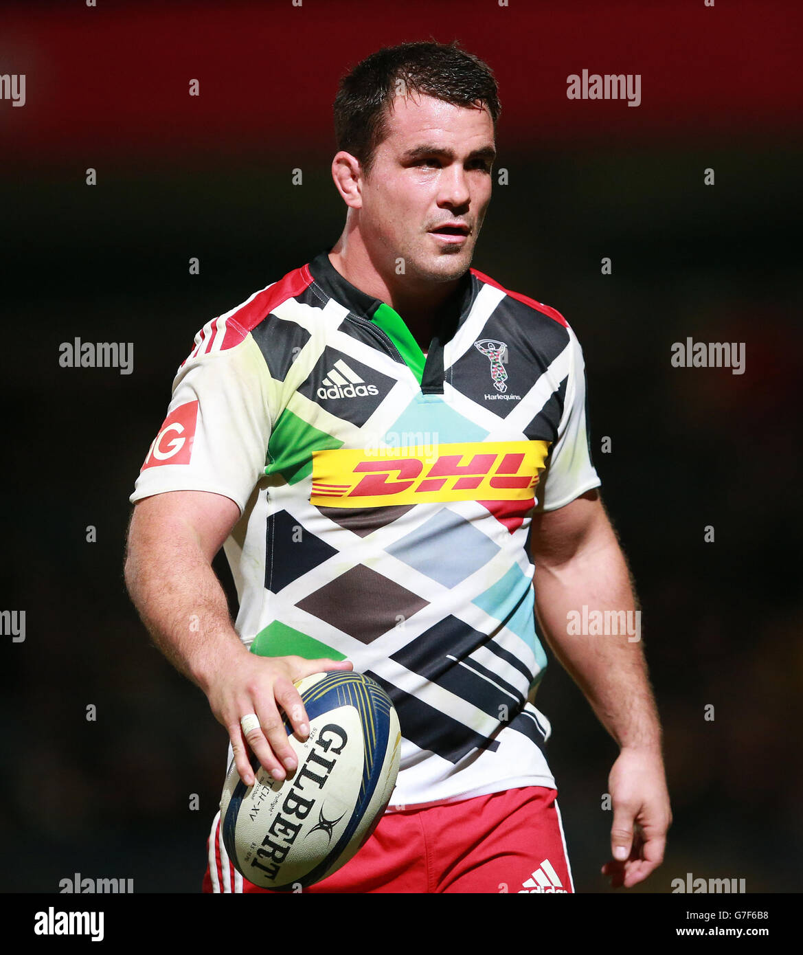 Rugby Union - coupe européenne des champions de rugby - Pool Two - Wasps v Harlequins - Adams Park.Harlequins Dave Ward lors du match de la coupe des champions de rugby européenne à Adams Park, High Wycombe. Banque D'Images