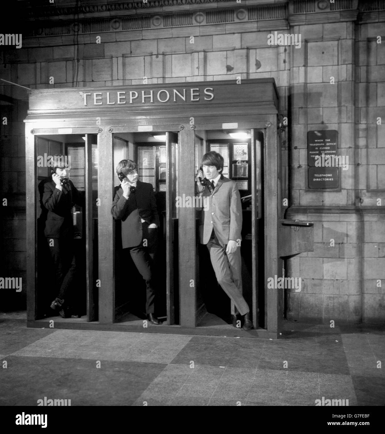 Divertissement - Film - The Beatles - Londres - 1964 Banque D'Images