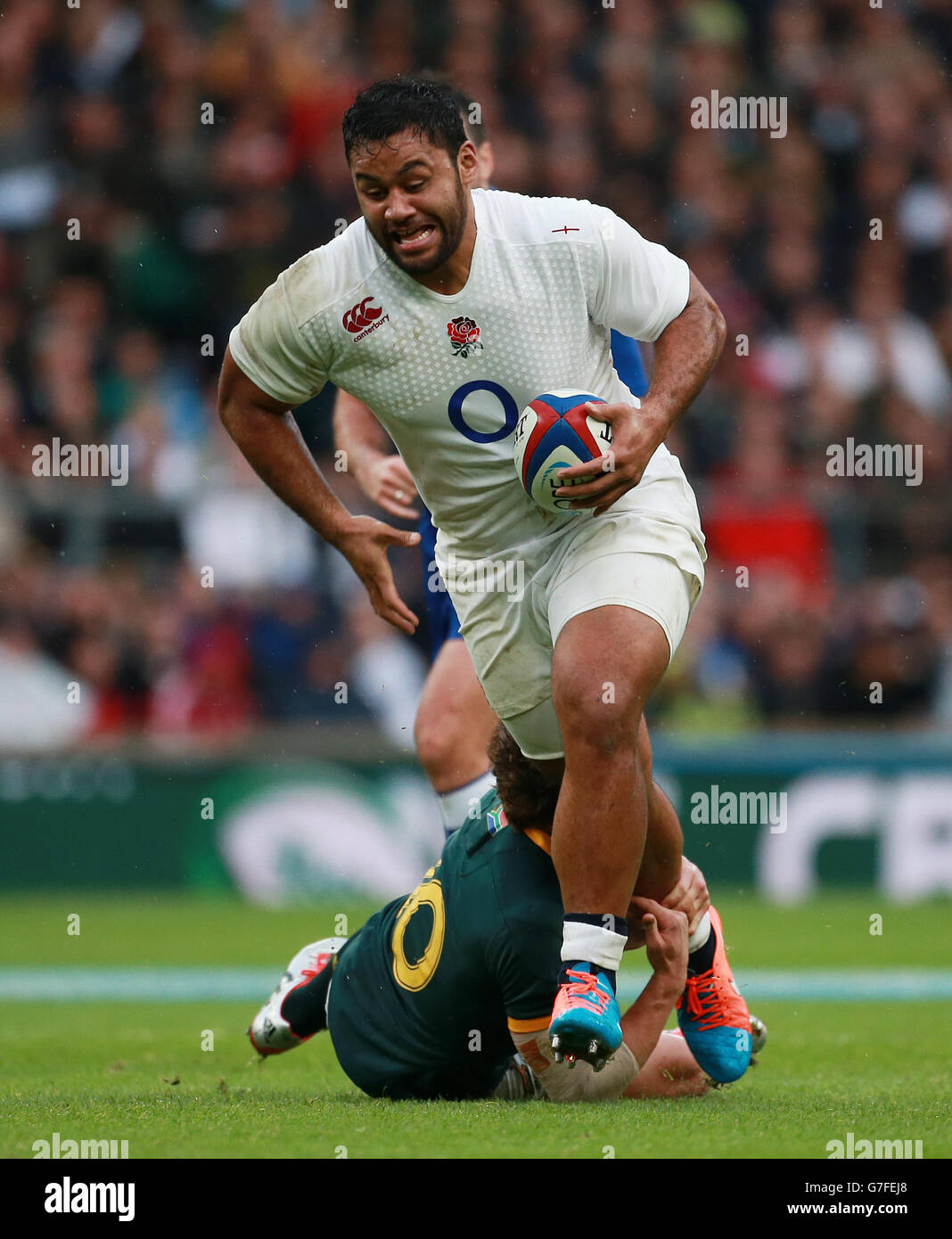 Billy Vunipola en Angleterre pendant le QBE International à Twickenham, Londres. Banque D'Images