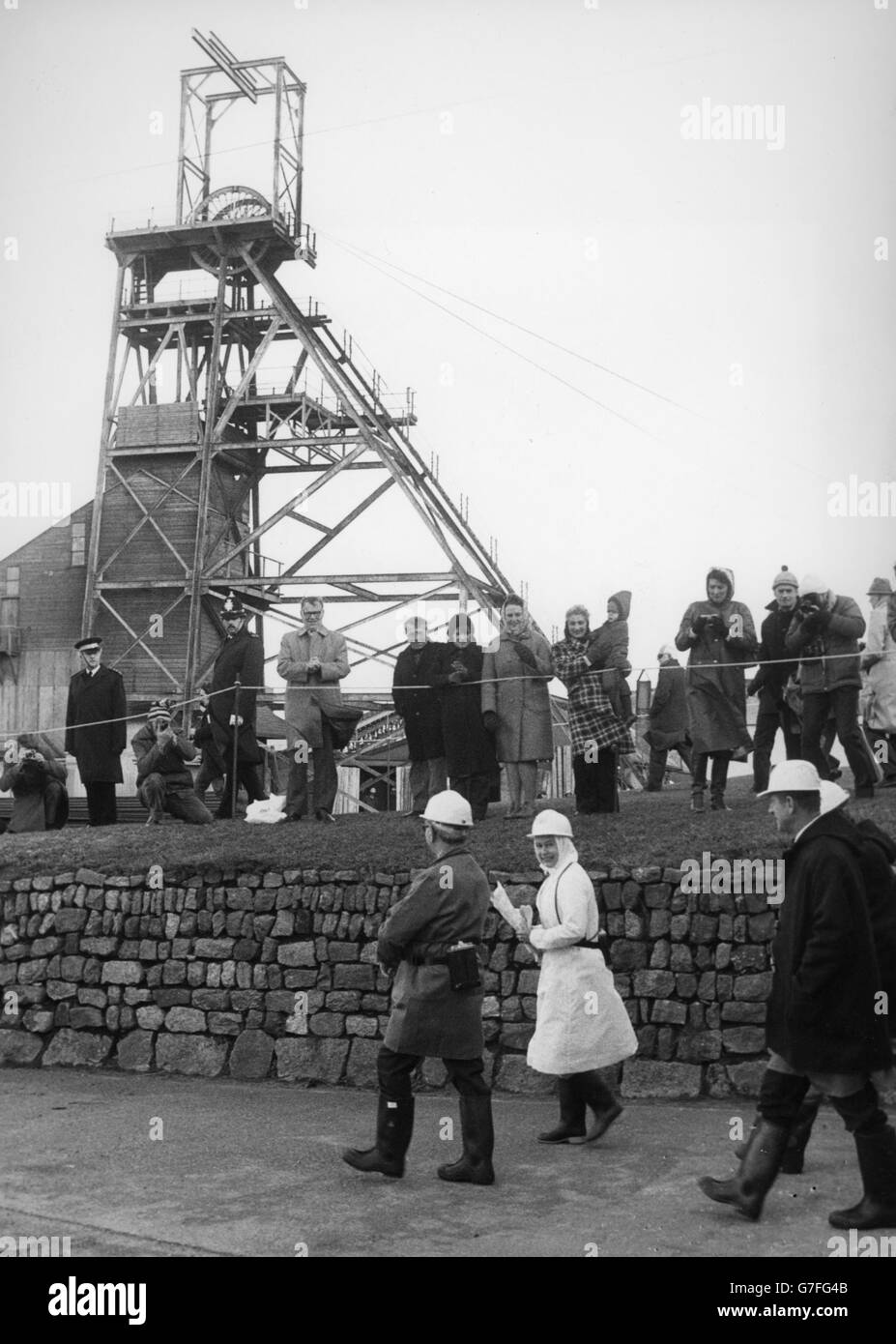 Image - La reine Elizabeth II - Pendeen, Cornwall Banque D'Images