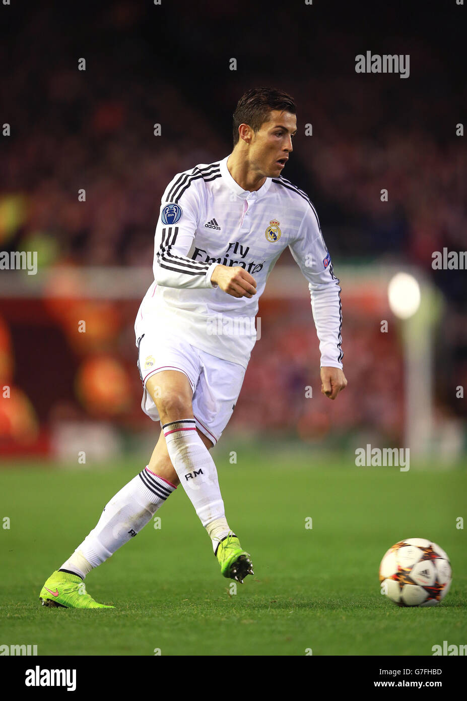 Football - Ligue des champions de l'UEFA - Groupe B - Liverpool / Real Madrid - Anfield.Cristiano Ronaldo du Real Madrid lors du match de la Ligue des champions de l'UEFA à Anfield, Liverpool. Banque D'Images