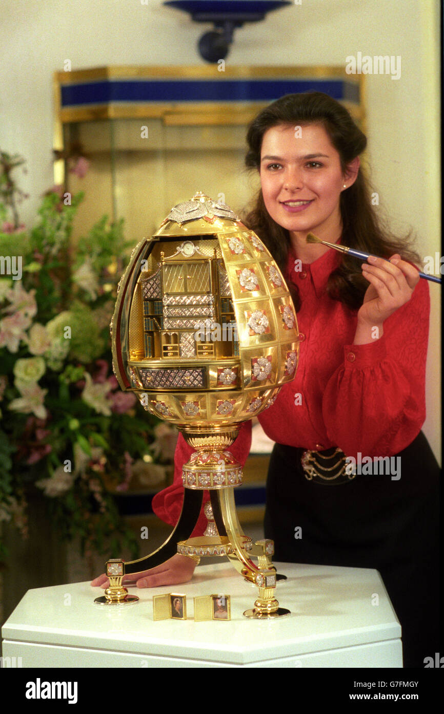 Art - Bibliothèque d'Argyle - Oeufs Cheryl Prewitt - Londres Banque D'Images