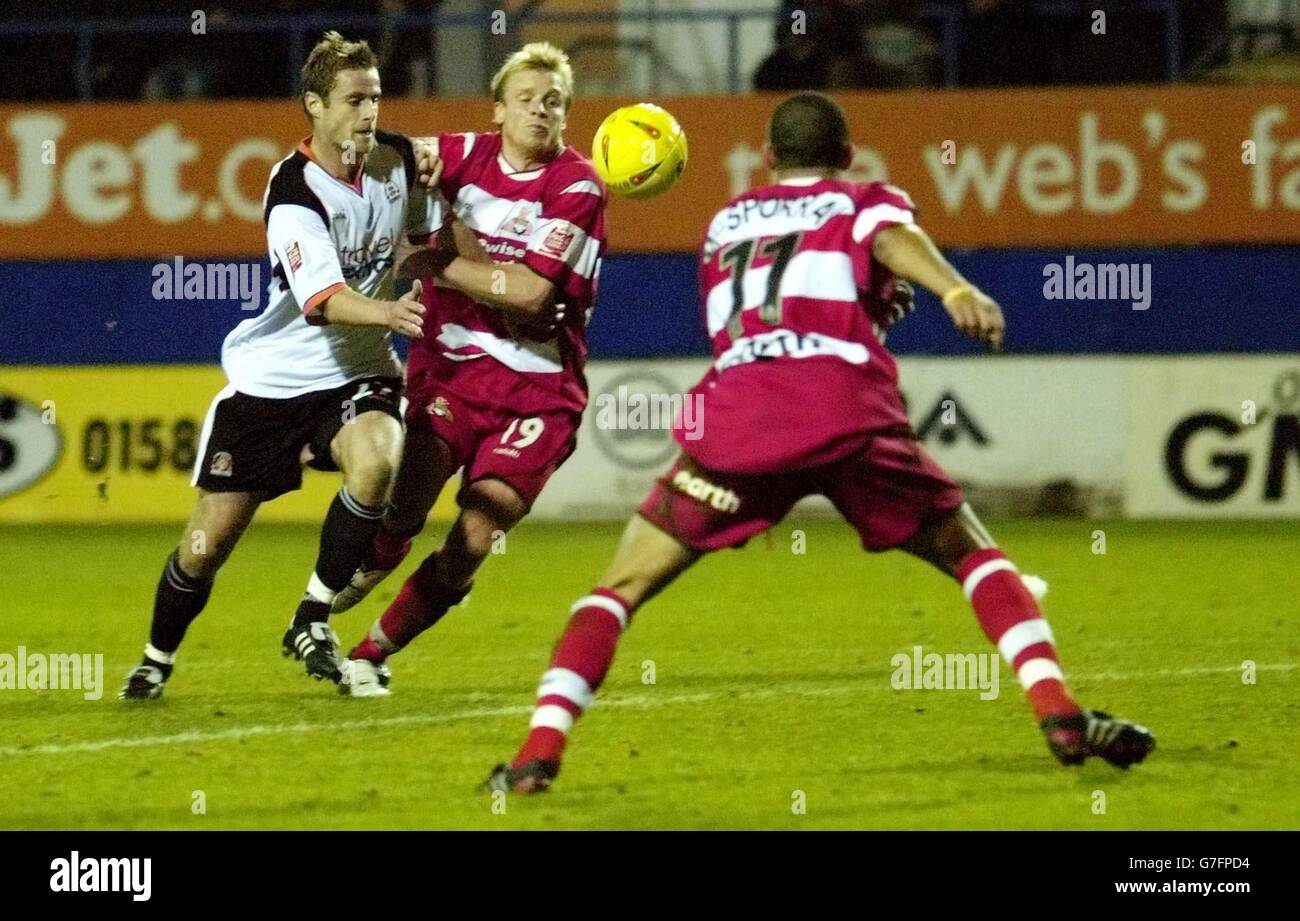 LUTON V DONCASTER Banque D'Images