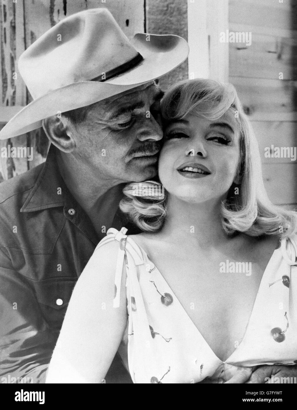 Film - Misfits - Clark Gable et Marilyn Monroe Banque D'Images