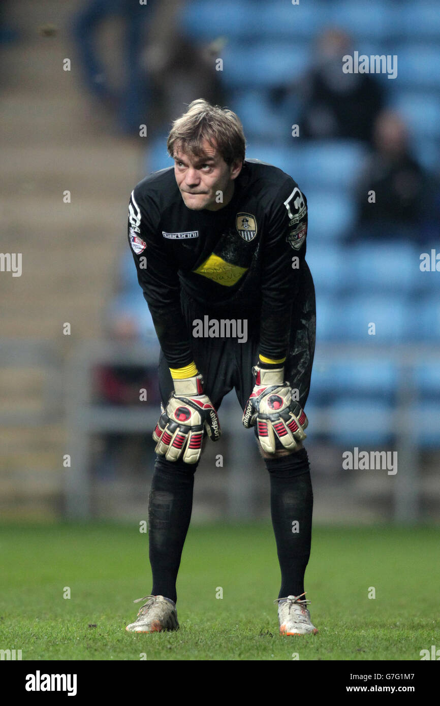 Football - Sky Bet League One - Coventry City v Notts County - Ricoh Arena.Roy Carroll, gardien de but du comté de Notts Banque D'Images