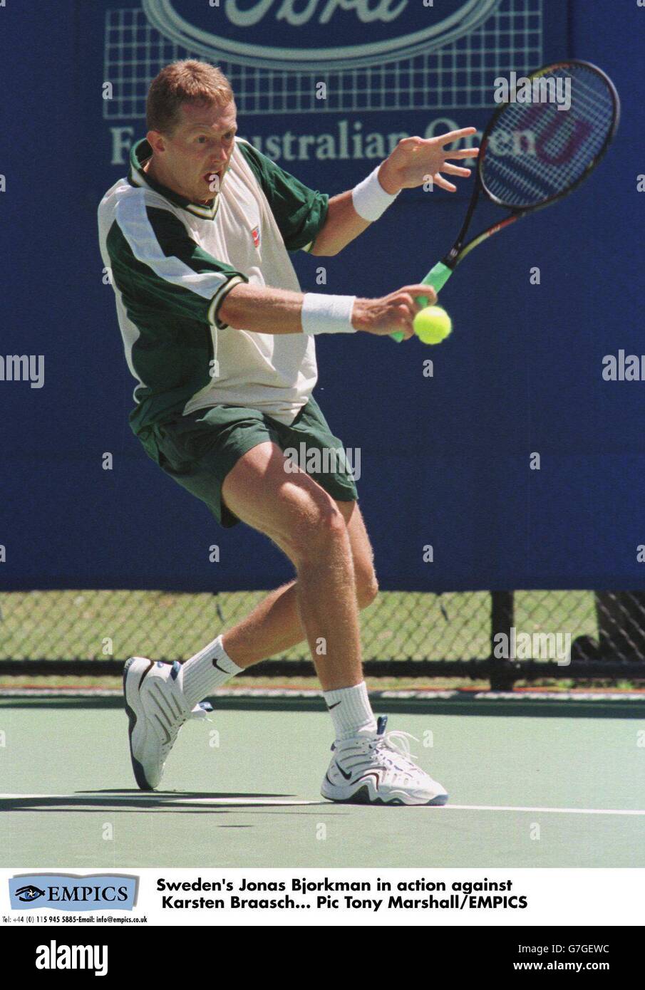 Tennis, Open d'Australie Ford Tennis Championships, Melbourne Banque D'Images