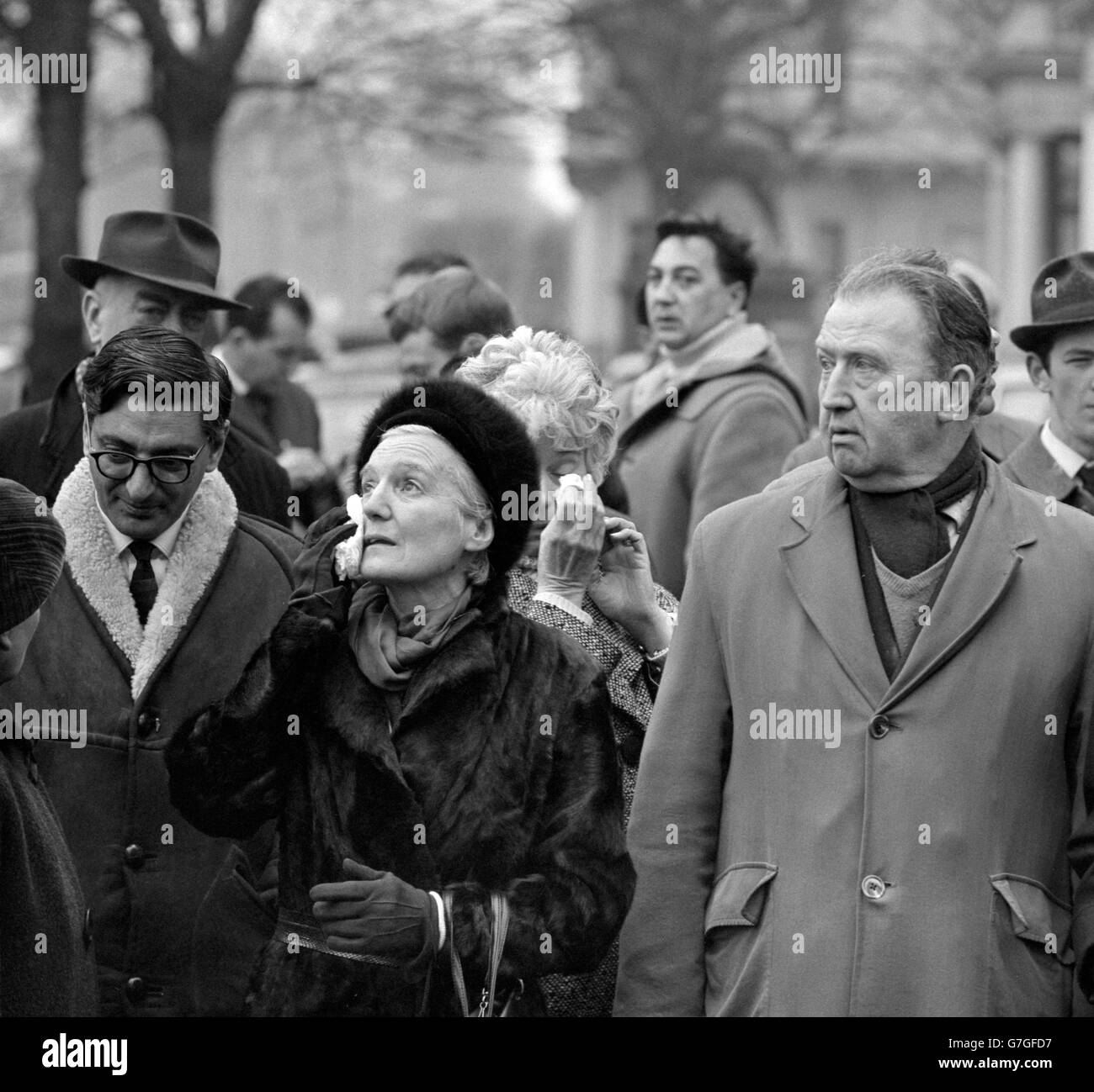 Politique - Mort de sir Winston Churchill - Hyde Park gate, Londres Banque D'Images