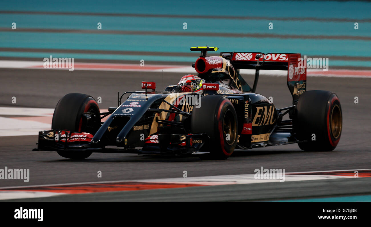 Motor Racing - Championnat du Monde de Formule Un - 2014 Grand Prix d'Abu Dhabi - Pratique - Circuit Yas Marina Banque D'Images