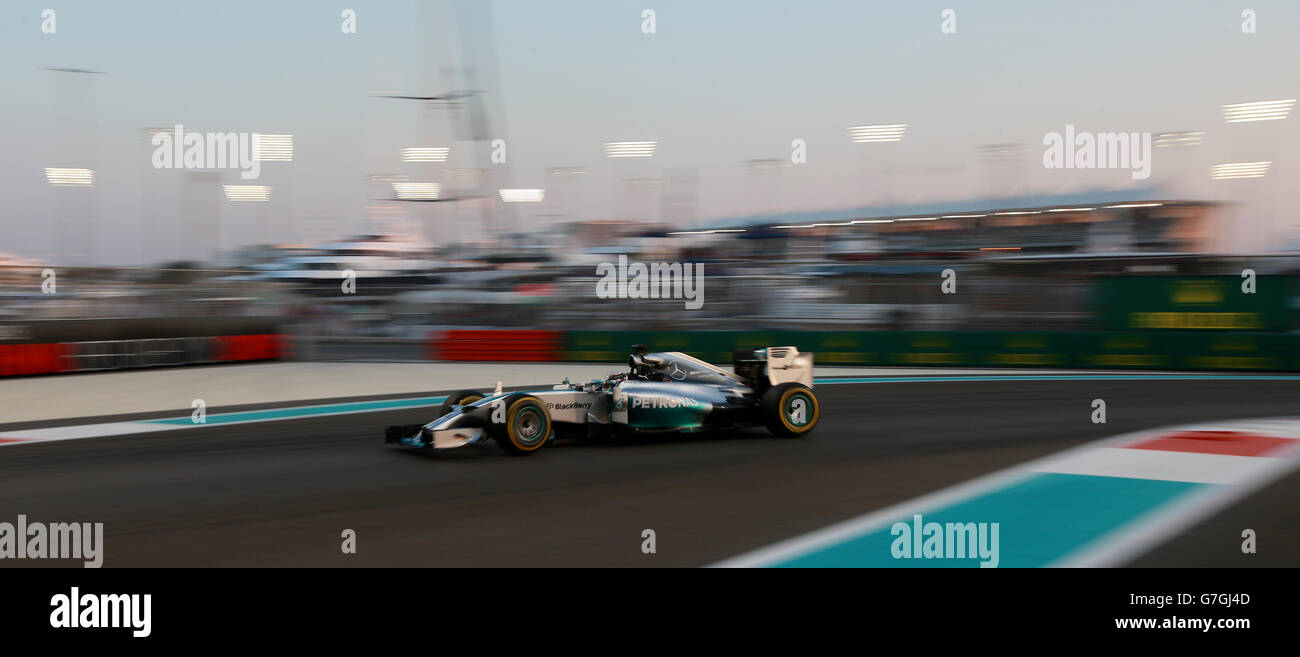 Motor Racing - Championnat du Monde de Formule Un - 2014 Grand Prix d'Abu Dhabi - Pratique - Circuit Yas Marina Banque D'Images