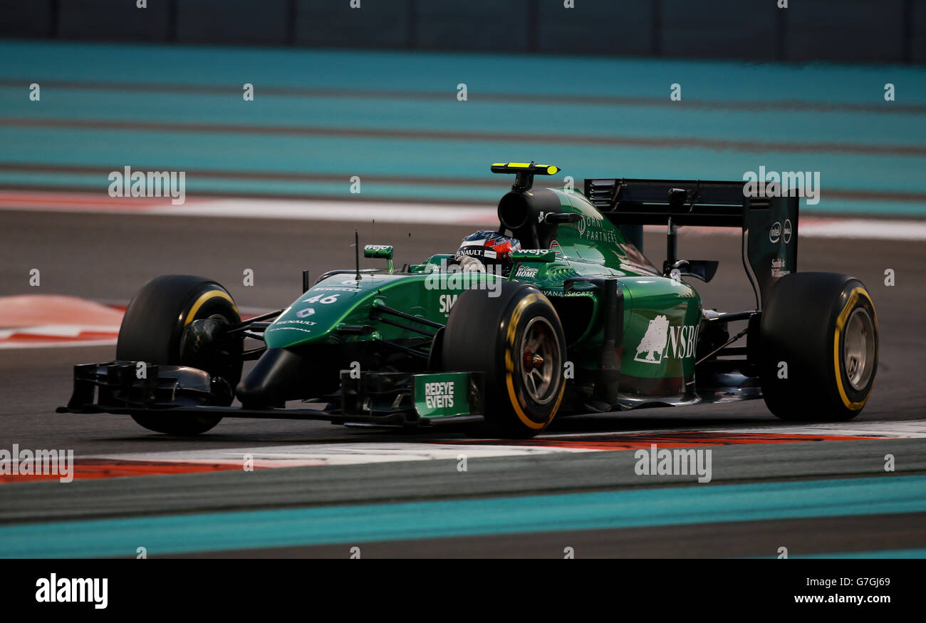 Motor Racing - Championnat du Monde de Formule Un - 2014 Grand Prix d'Abu Dhabi - Pratique - Circuit Yas Marina Banque D'Images