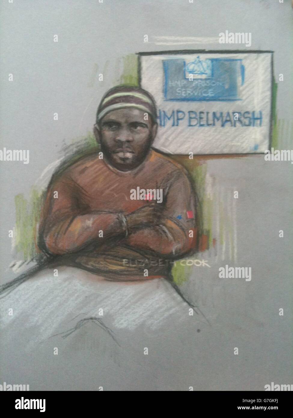 Brusthom Ziamani affaire judiciaire Banque D'Images