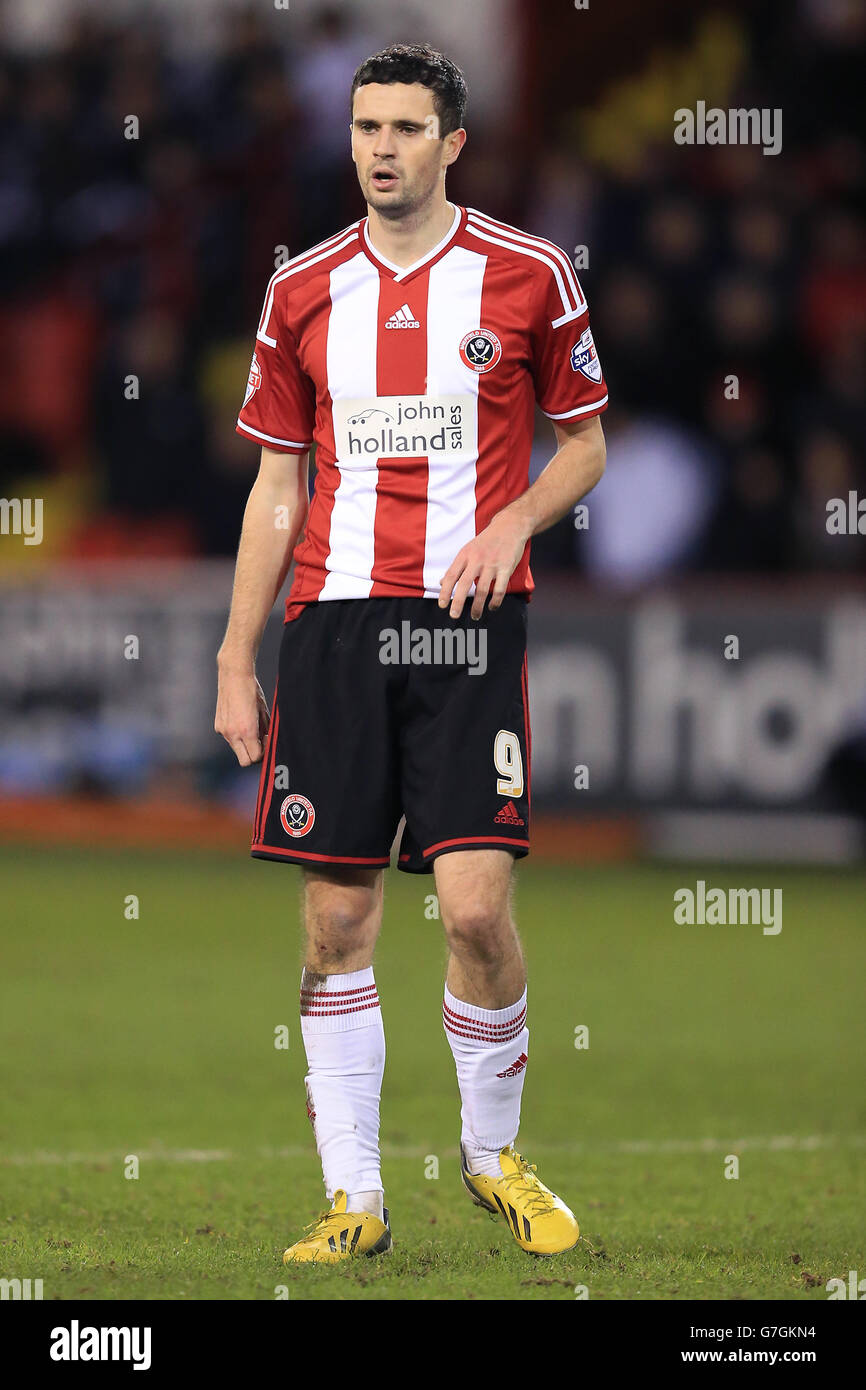 Football - Sky Bet League One - Sheffield United v MK dons - Bramall Lane.Jamie Murphy, Sheffield Utd. Banque D'Images