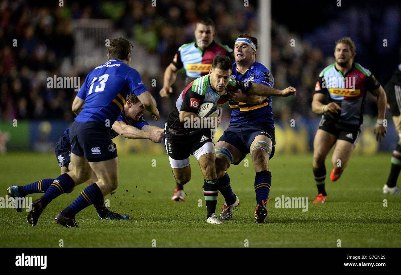 Rugby Union - European Rugby Champions Cup - Pool 2 - Harlequins - Leinster Rugby Twickenham Stoop - Banque D'Images