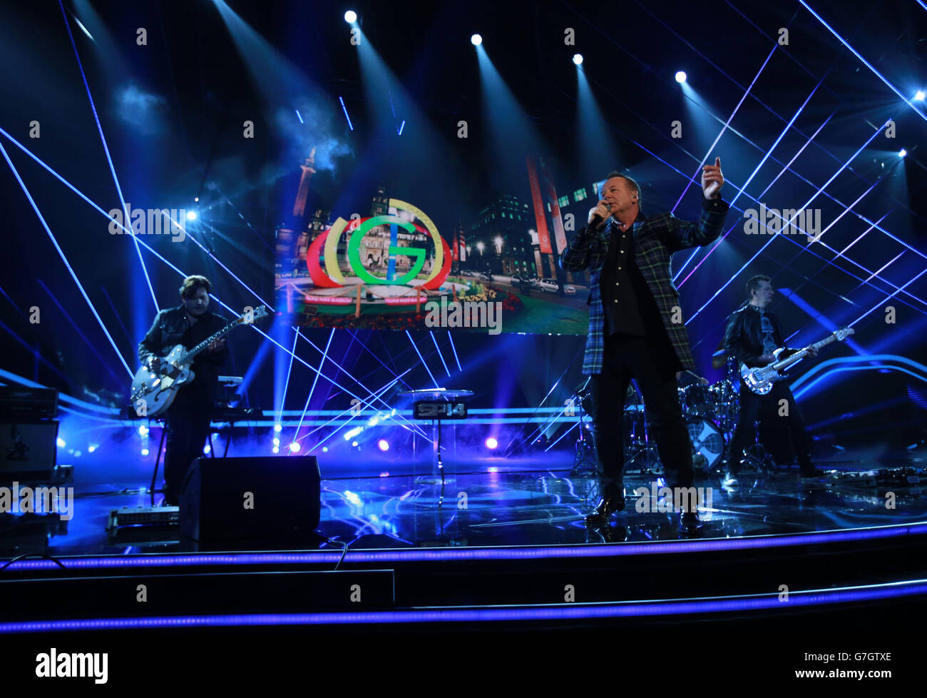 Sport - 2014 personnalité sportive de l'année - SSE Hydro.Les esprits simples se sont produits lors des 2014 Sports Personality of the Year Awards au SSE Hydro de Glasgow. Banque D'Images