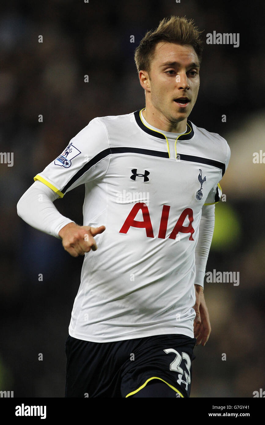 Football - Barclays Premier League - Hull City / Tottenham Hotspur - KC Stadium. Christian Eriksen de Tottenham Hotspur Banque D'Images